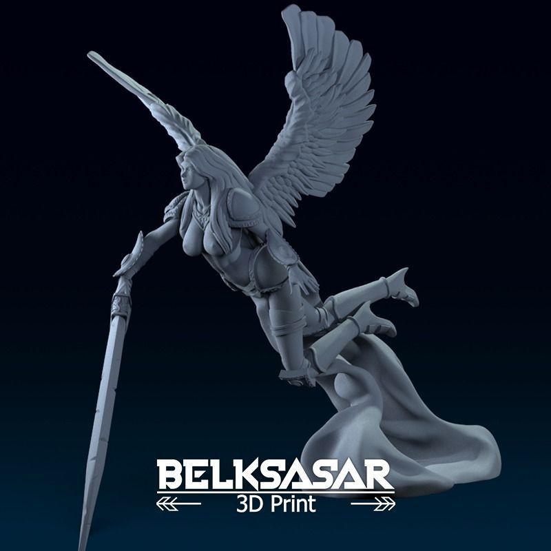 Akroma Angel of Wrath Topless 3D print model_2