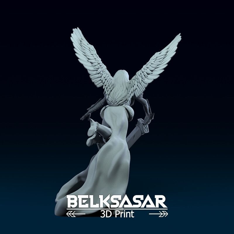 Akroma Angel of Wrath Topless 3D print model_5