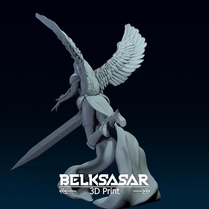 Akroma Angel of Wrath Topless 3D print model_4
