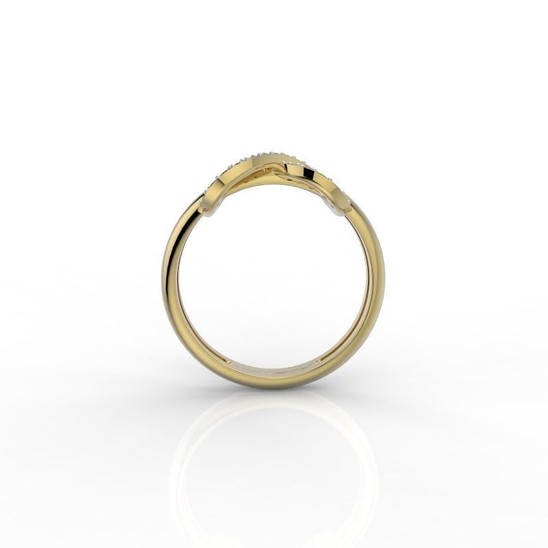 Tiffany diamonds infinite ring 3D print model_5