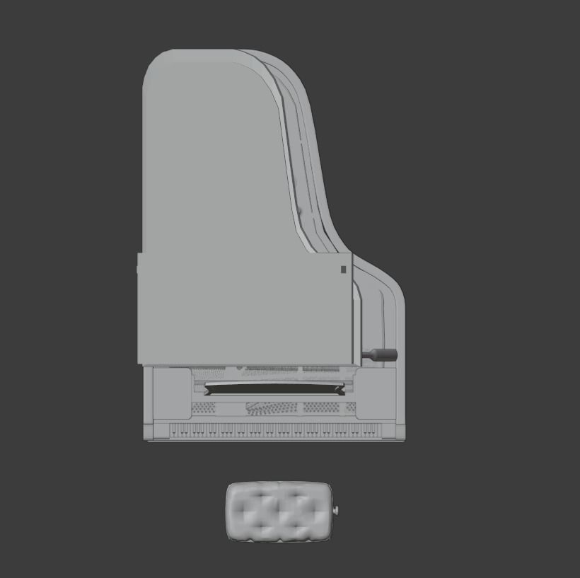 Grand Piano 3D model_7