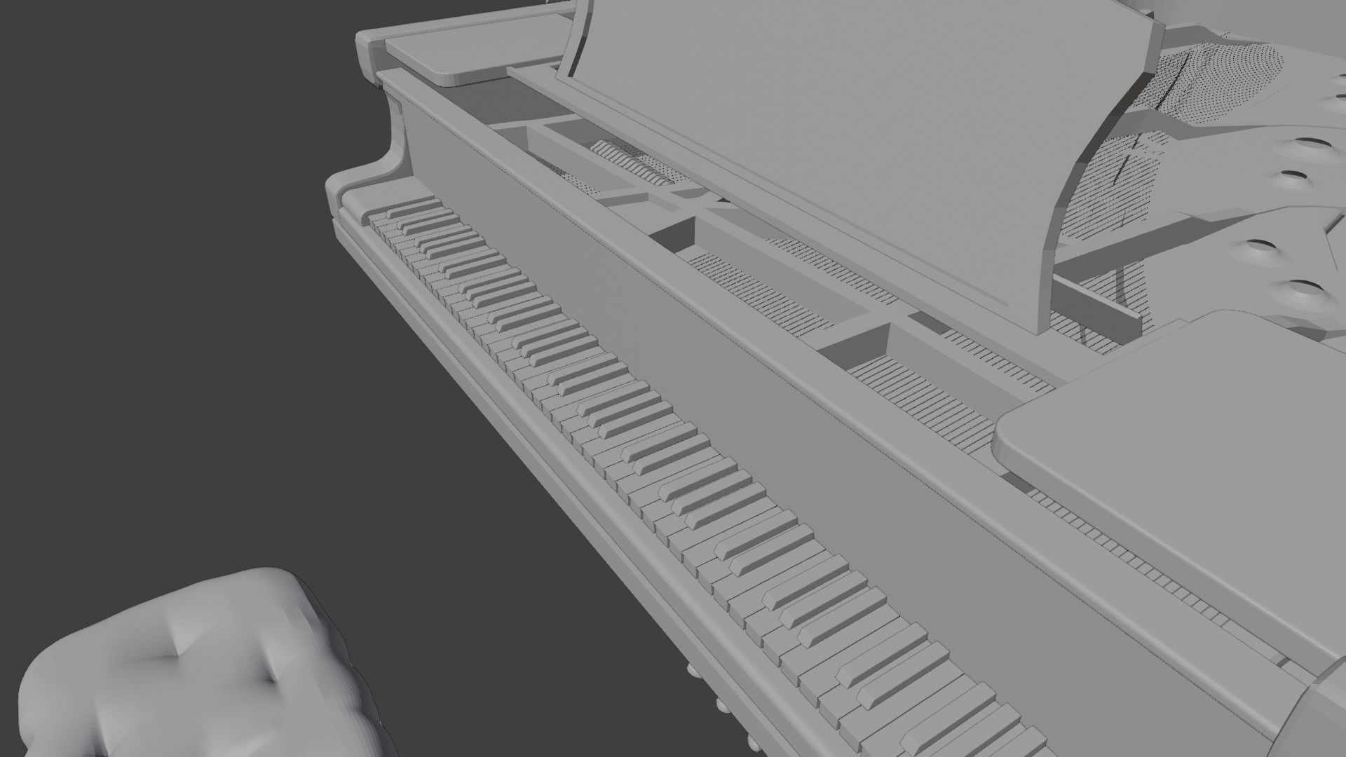 Grand Piano 3D model_4