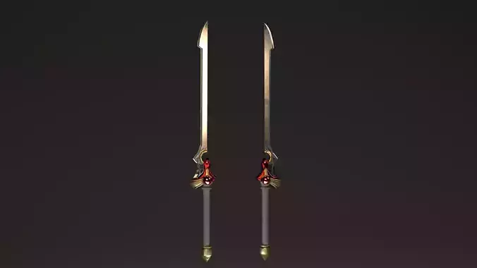 Fantasy 3D Double-Sword