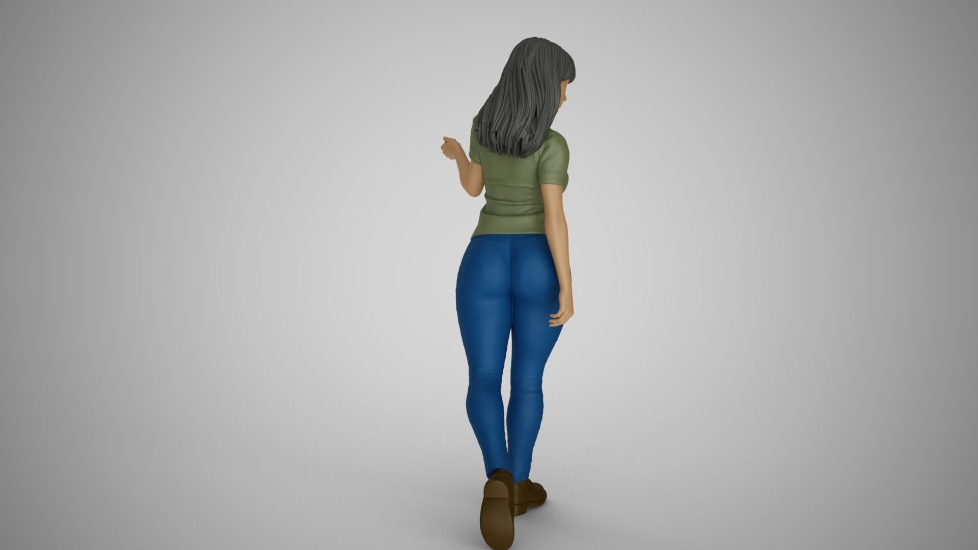 Lazy Steps Woman 3D print model_9