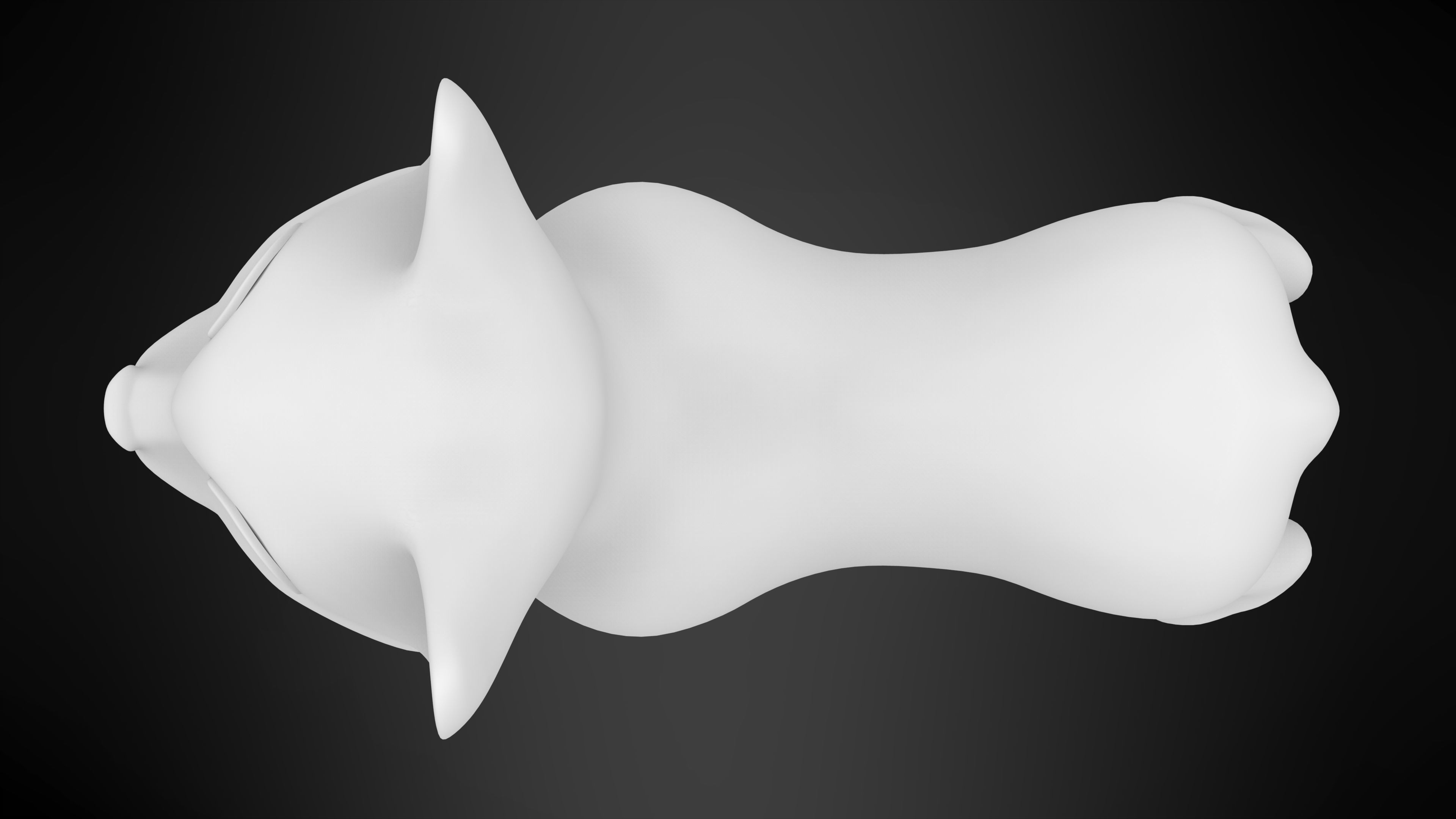 Corgi  Low-poly 3D model_9