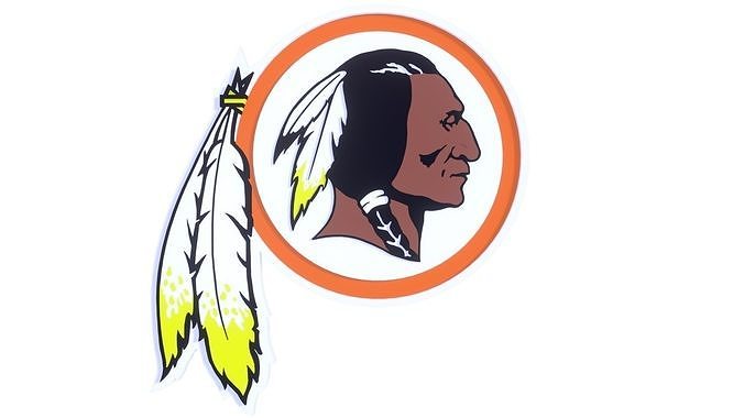 Washington Redskins logo 3D model