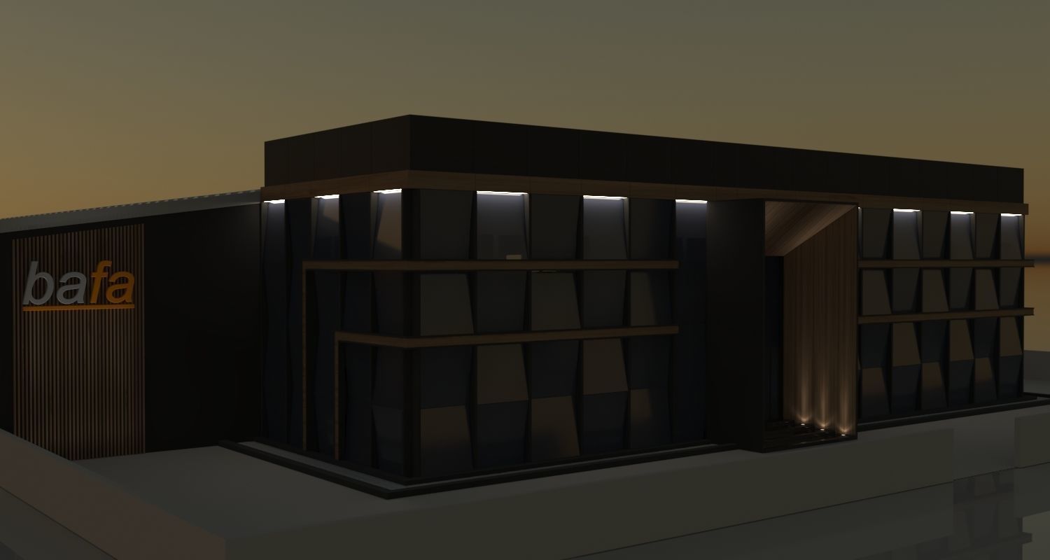 Factory Exterior 3D model_5