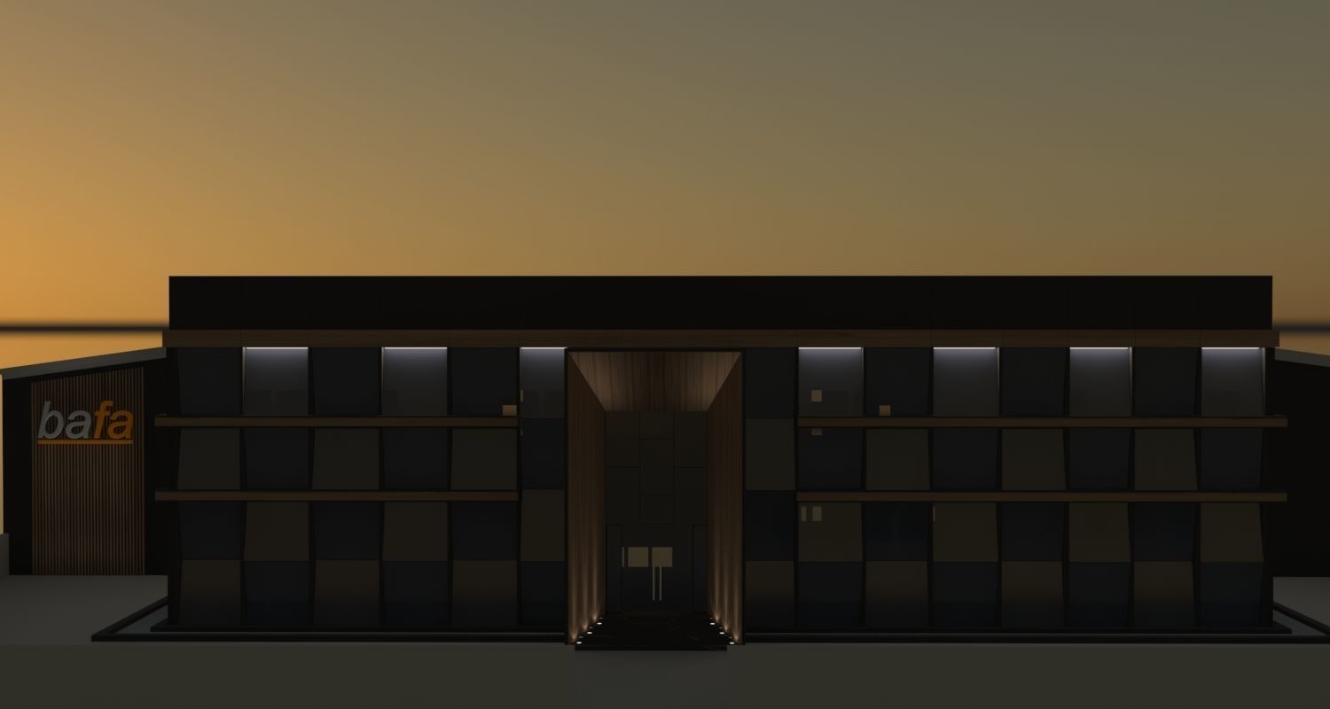 Factory Exterior 3D model_6