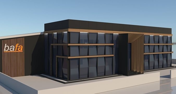 Factory Exterior 3D model