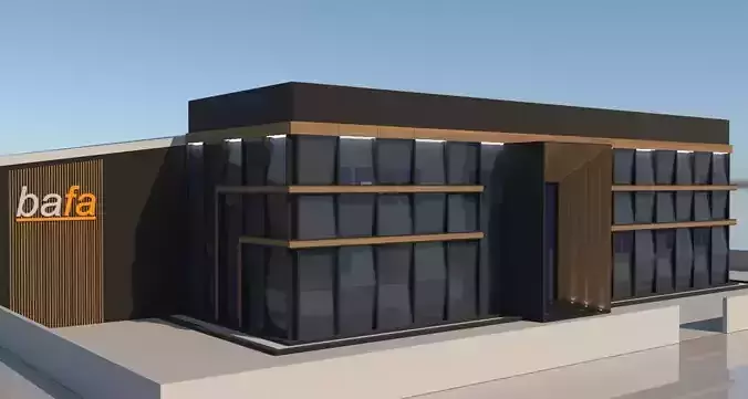 Factory Exterior 3D model