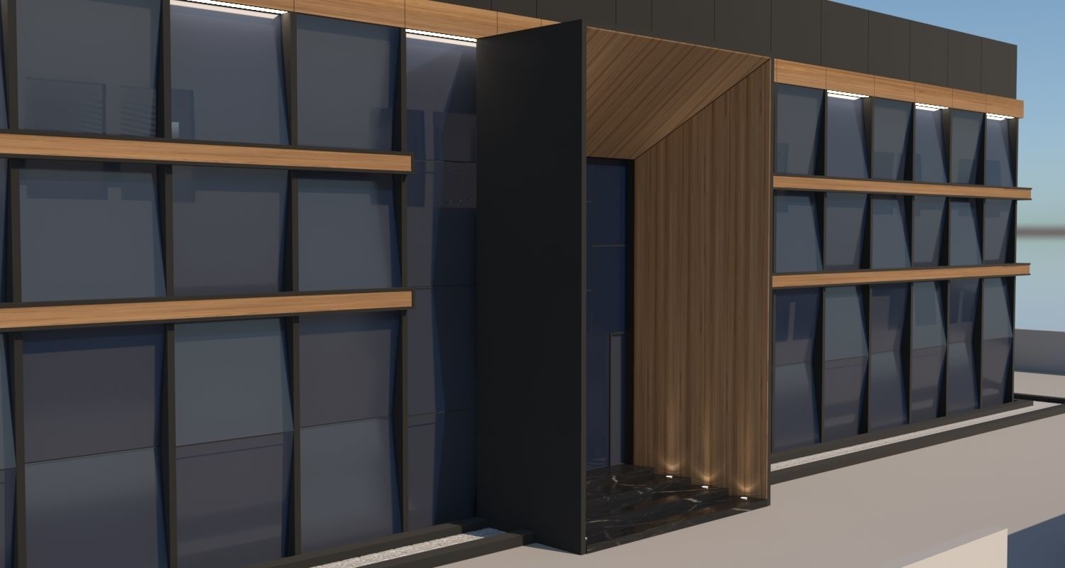 Factory Exterior 3D model_4