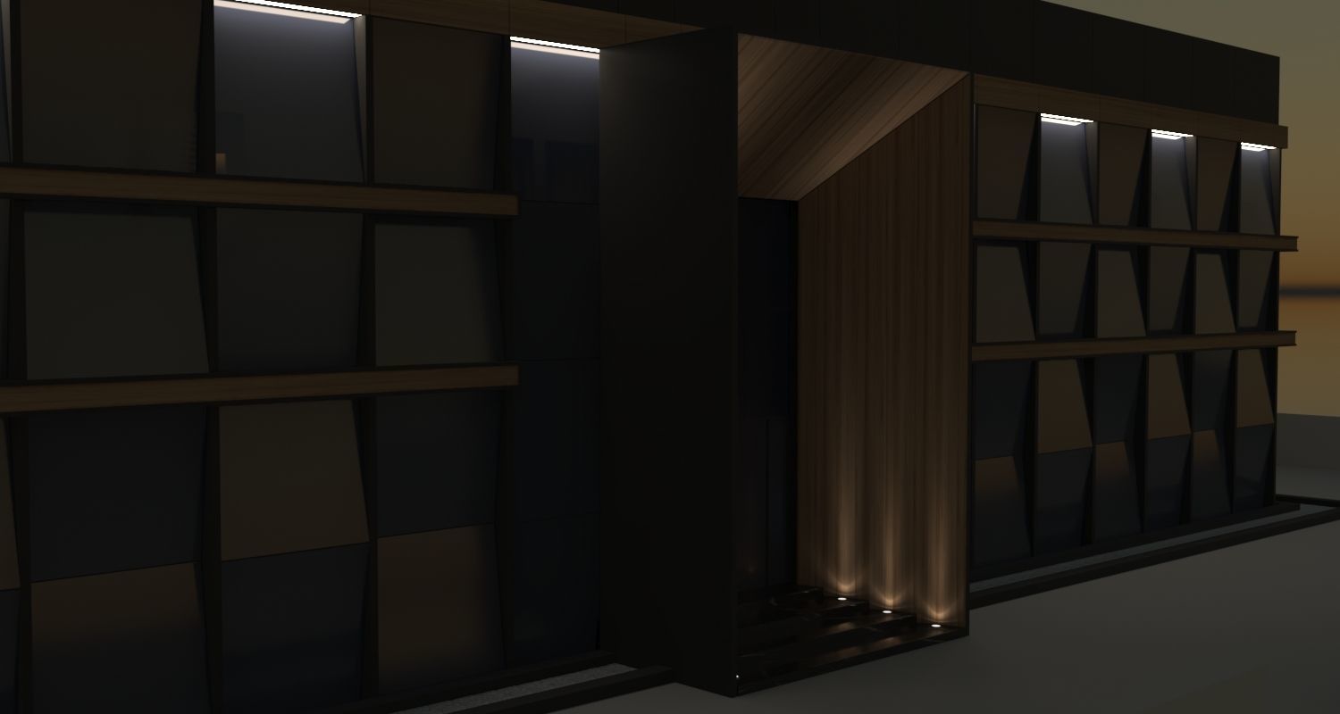 Factory Exterior 3D model_9