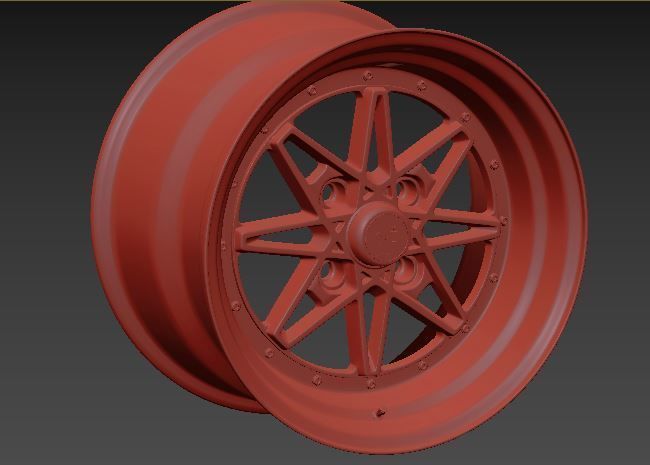 Work Equip 03 wheel 3D model_3