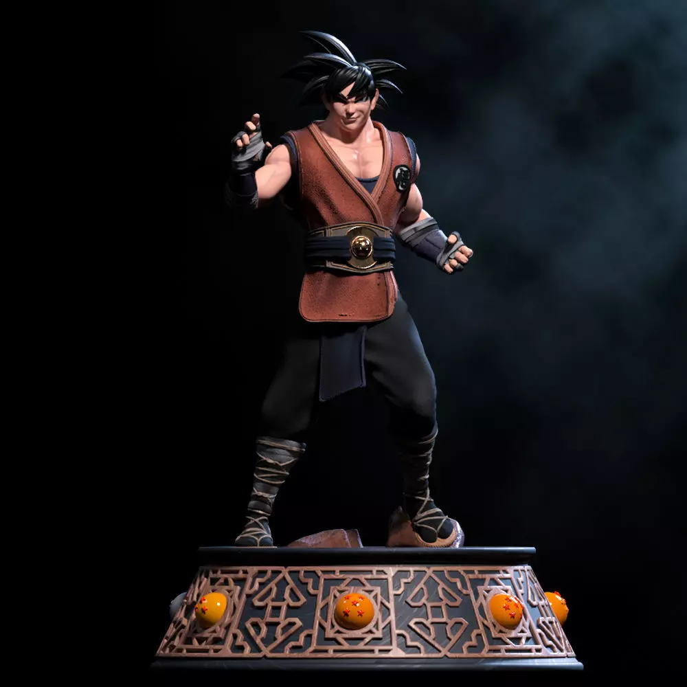Goku - Fanart Statue 3D print model_0