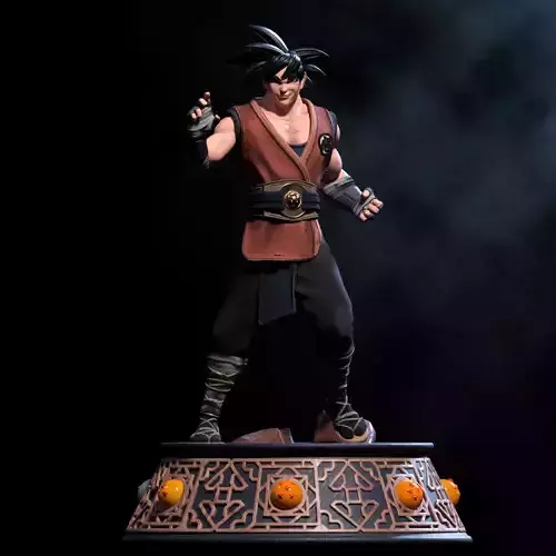 Goku - Fanart Statue 3D print model