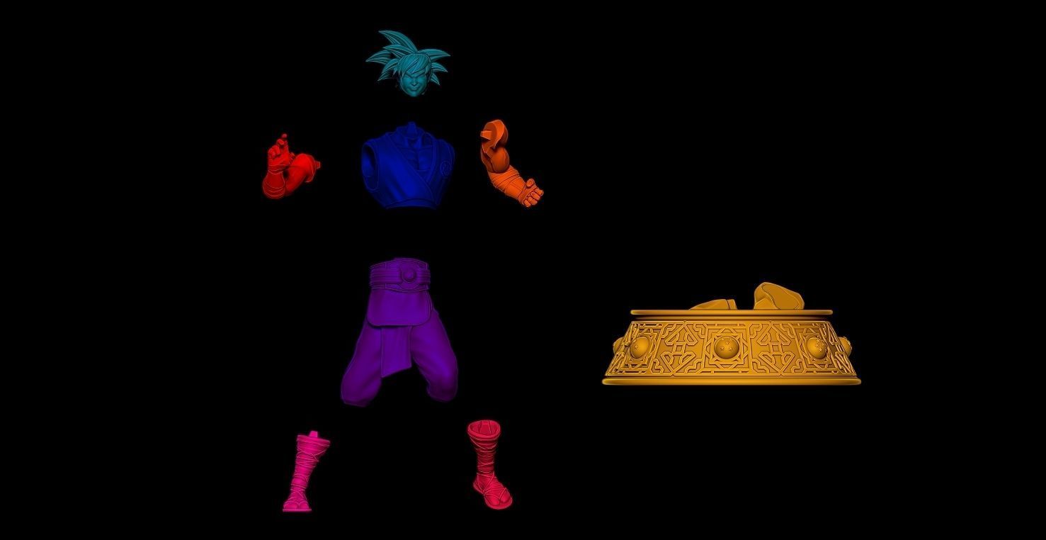 Goku - Fanart Statue 3D print model_5