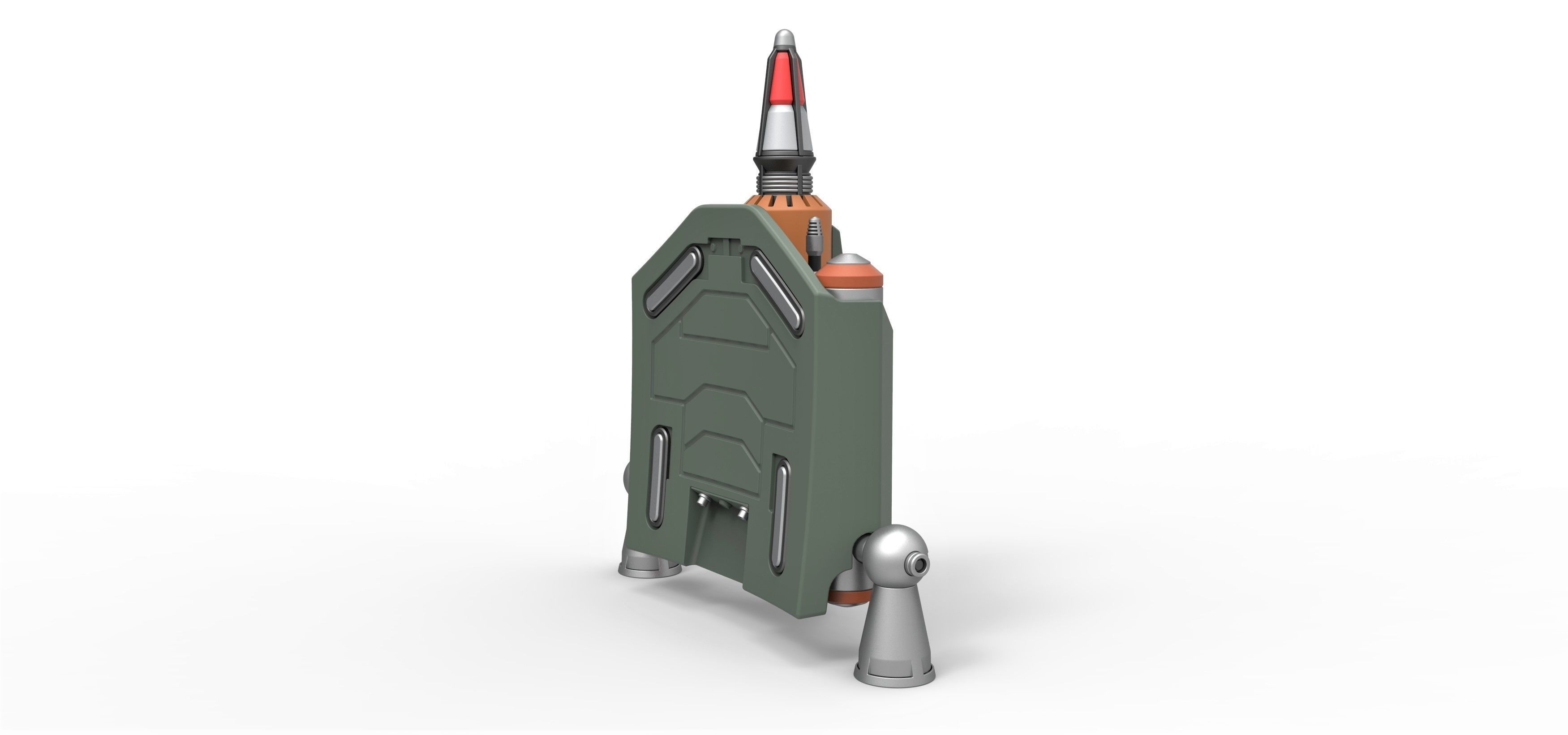 Boba Fett Jetpack from The Mandalorian TV series 3D print model_9