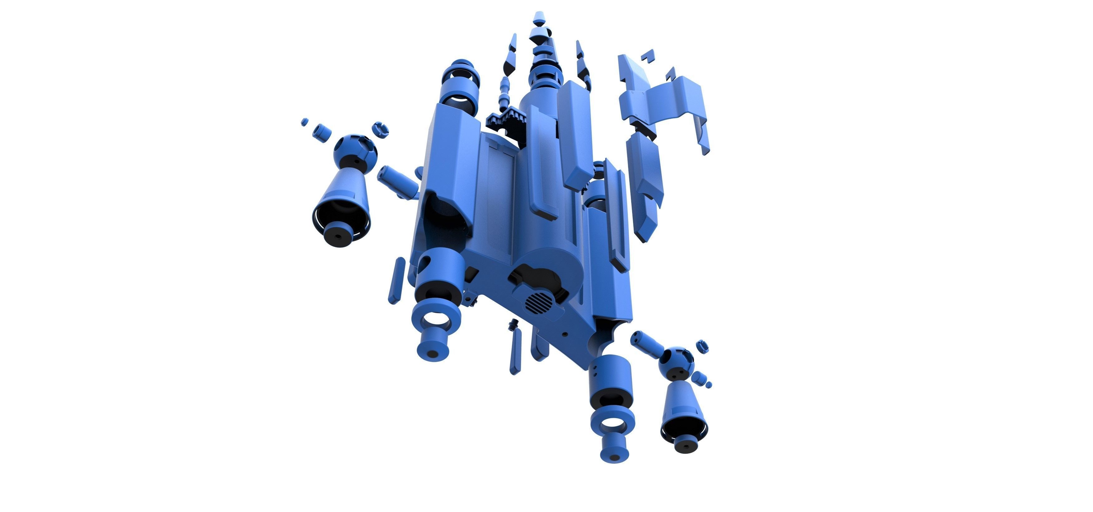 Boba Fett Jetpack from The Mandalorian TV series 3D print model_30