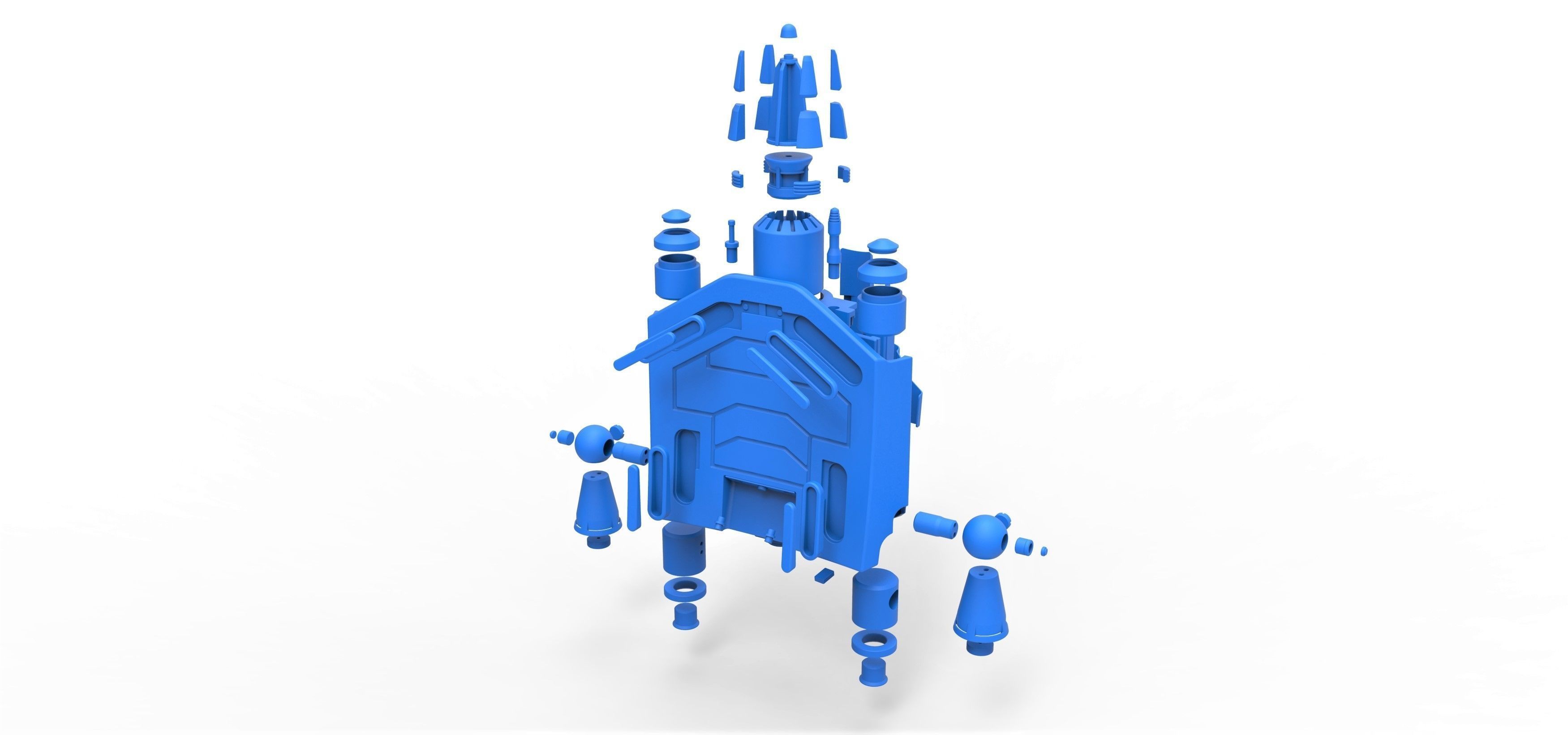 Boba Fett Jetpack from The Mandalorian TV series 3D print model_33