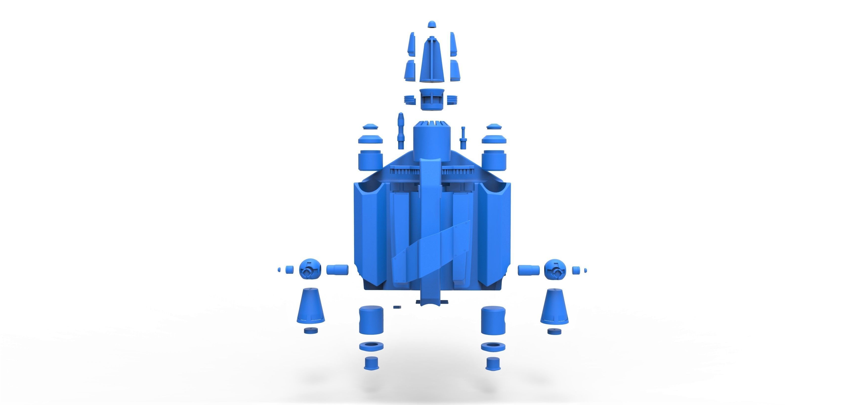 Boba Fett Jetpack from The Mandalorian TV series 3D print model_31