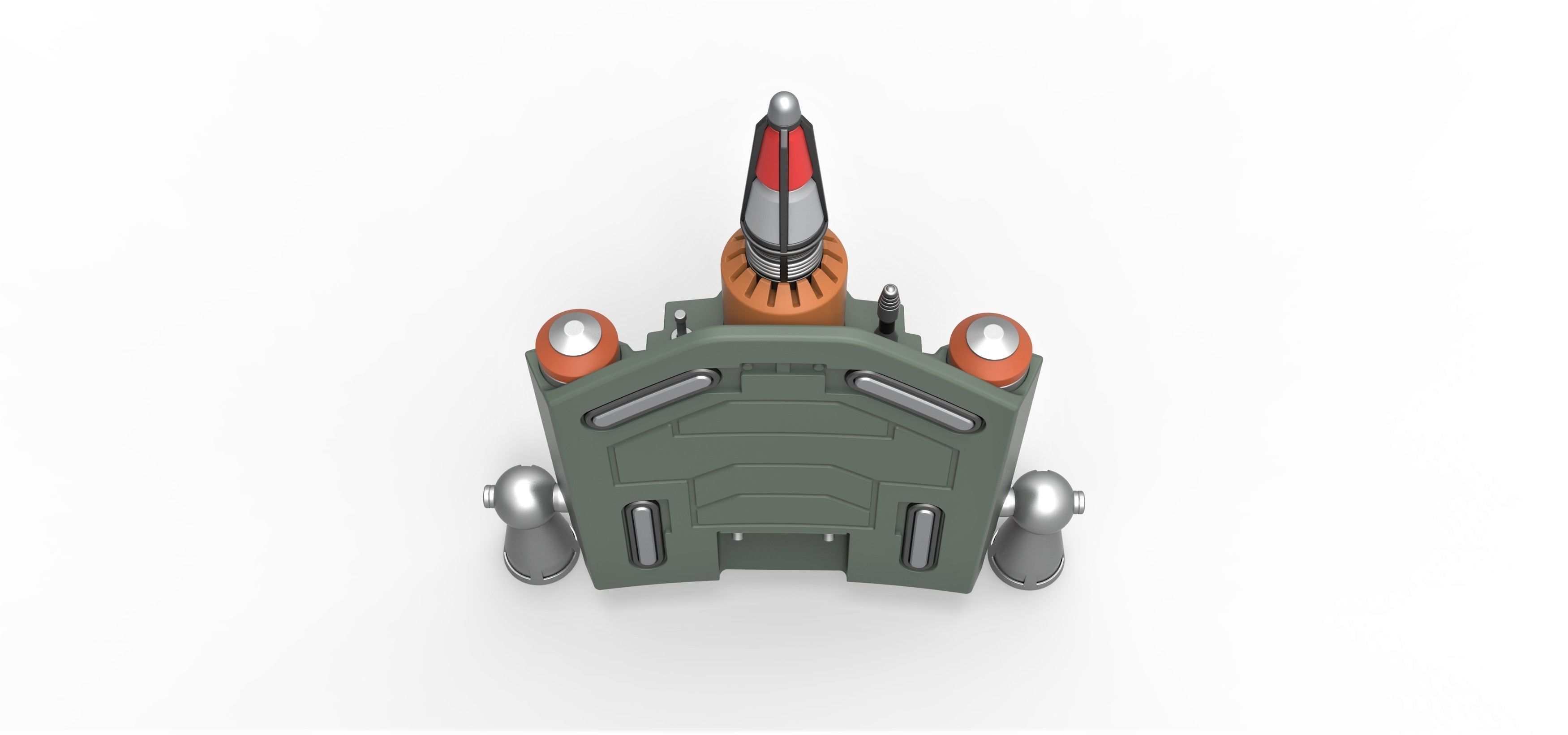 Boba Fett Jetpack from The Mandalorian TV series 3D print model_12