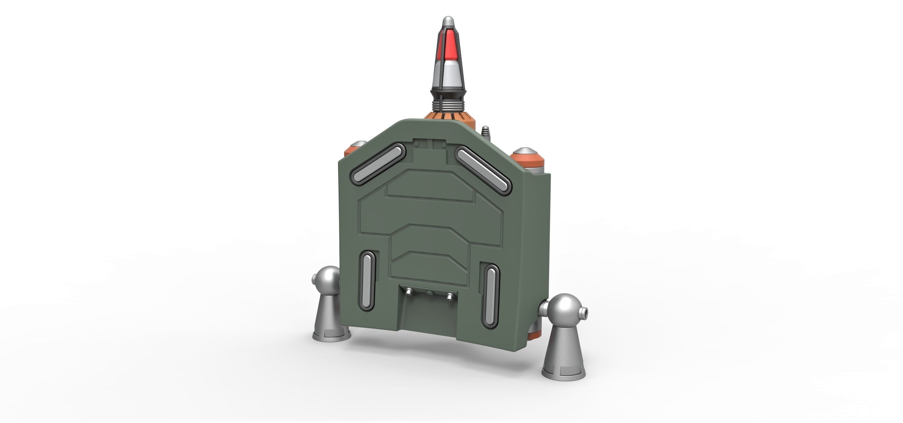 Boba Fett Jetpack from The Mandalorian TV series 3D print model_10