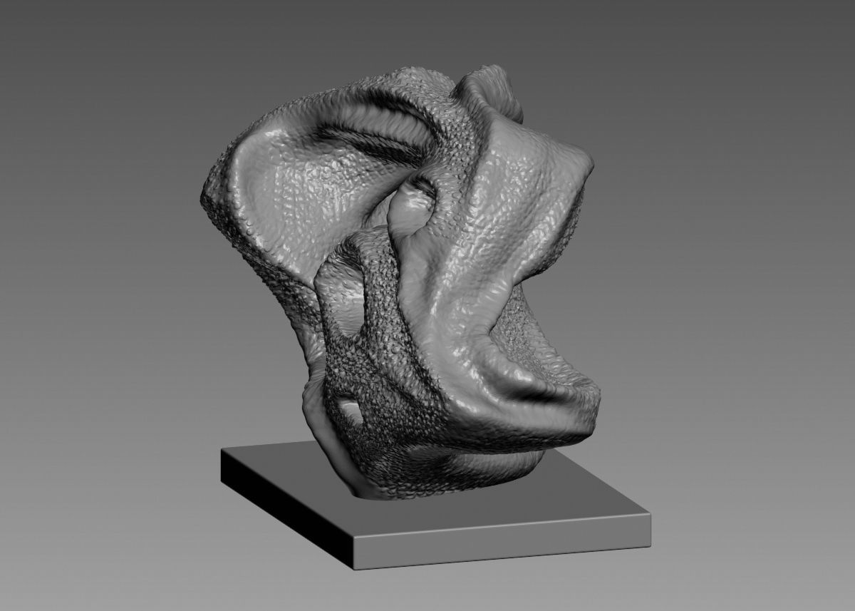 Modern Abstract Decorative sculpture 3d print model 3D print model_51