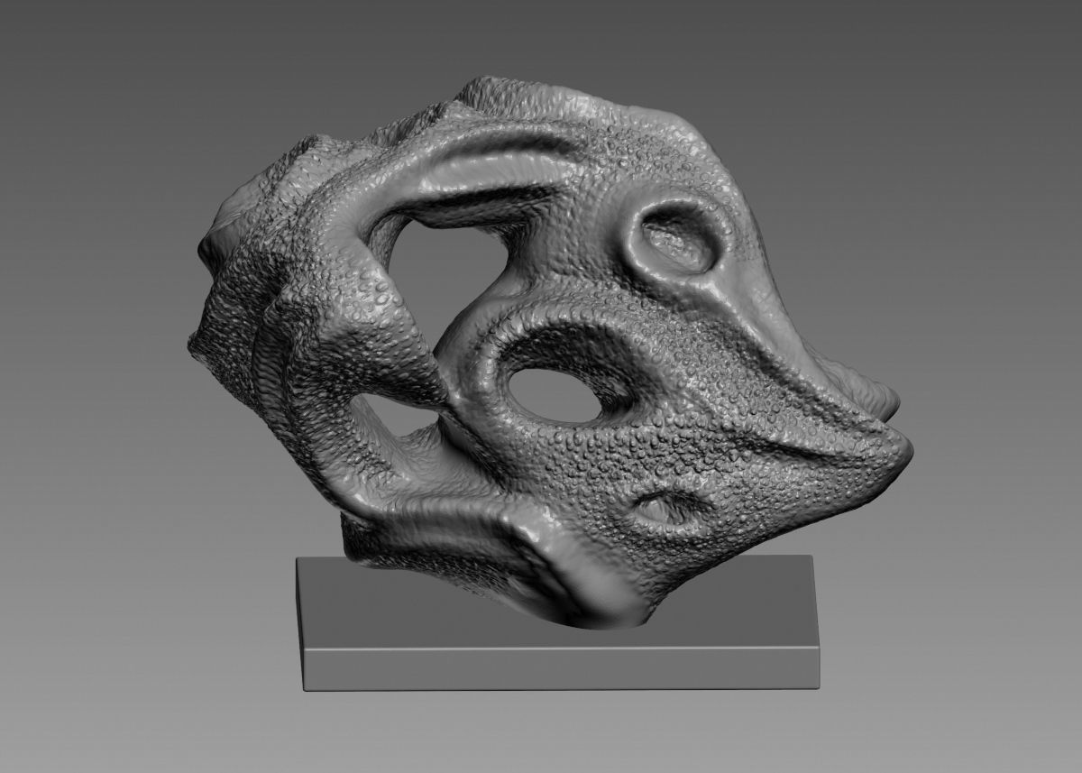 Modern Abstract Decorative sculpture 3d print model 3D print model_57