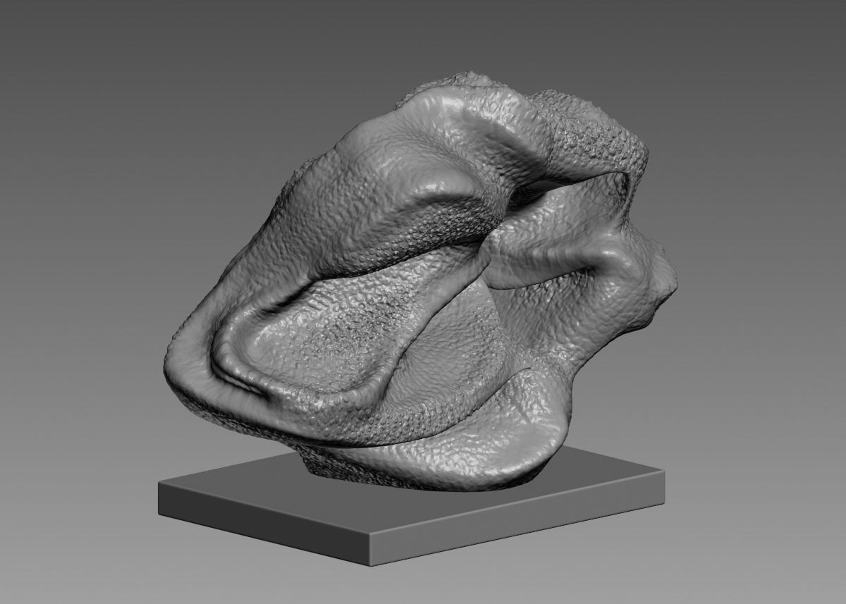 Modern Abstract Decorative sculpture 3d print model 3D print model_39
