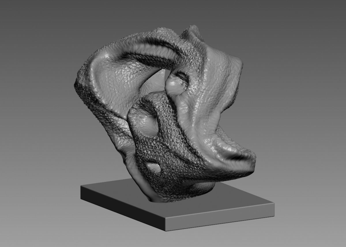 Modern Abstract Decorative sculpture 3d print model 3D print model_48