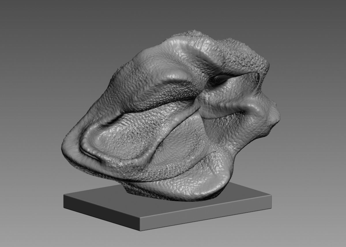 Modern Abstract Decorative sculpture 3d print model 3D print model_45