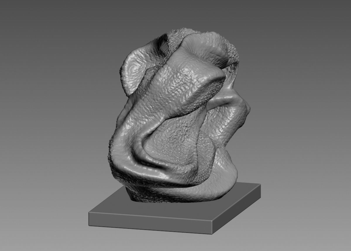 Modern Abstract Decorative sculpture 3d print model 3D print model_40