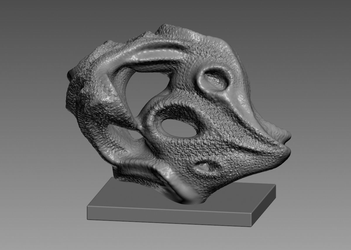 Modern Abstract Decorative sculpture 3d print model 3D print model_62