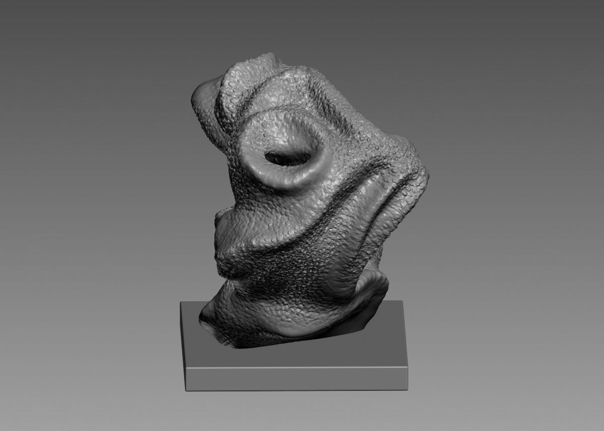 Modern Abstract Decorative sculpture 3d print model 3D print model_31