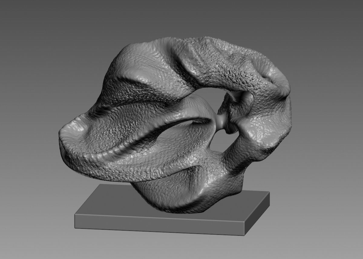 Modern Abstract Decorative sculpture 3d print model 3D print model_32