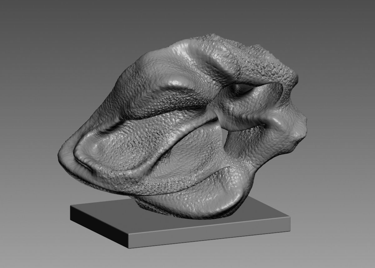 Modern Abstract Decorative sculpture 3d print model 3D print model_42