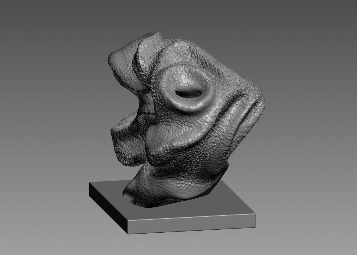 Modern Abstract Decorative sculpture 3d print model 3D print model_18
