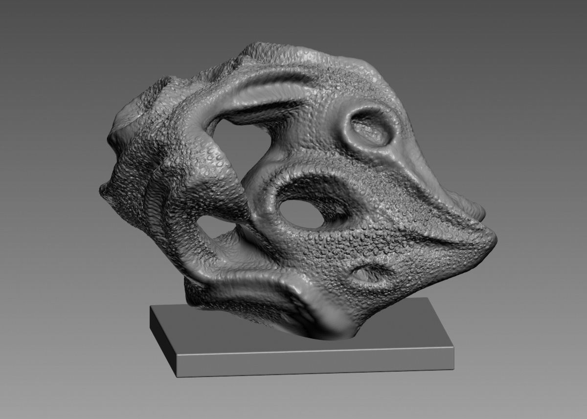 Modern Abstract Decorative sculpture 3d print model 3D print model_65