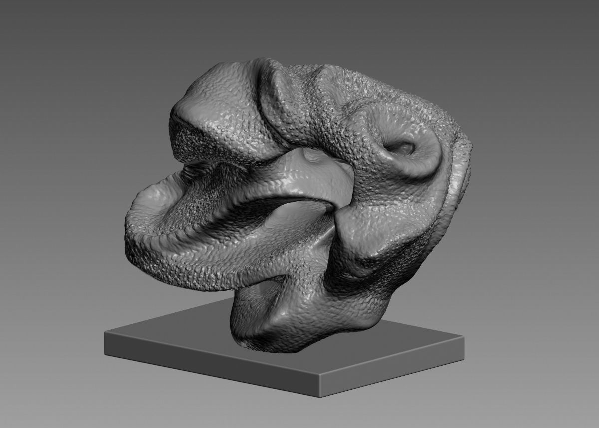 Modern Abstract Decorative sculpture 3d print model 3D print model_22