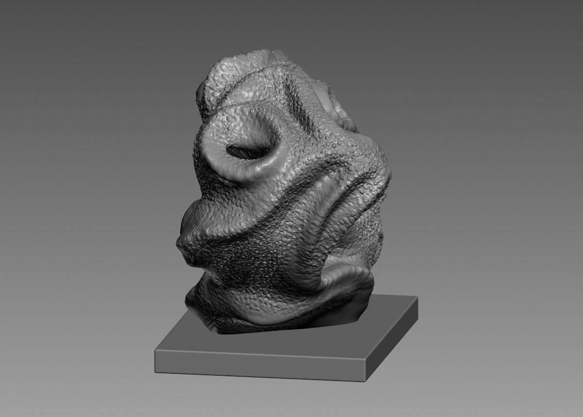 Modern Abstract Decorative sculpture 3d print model 3D print model_14