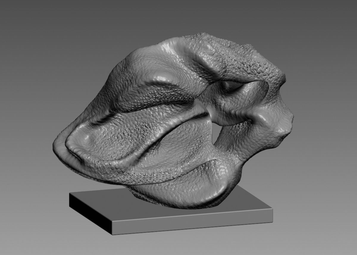 Modern Abstract Decorative sculpture 3d print model 3D print model_38