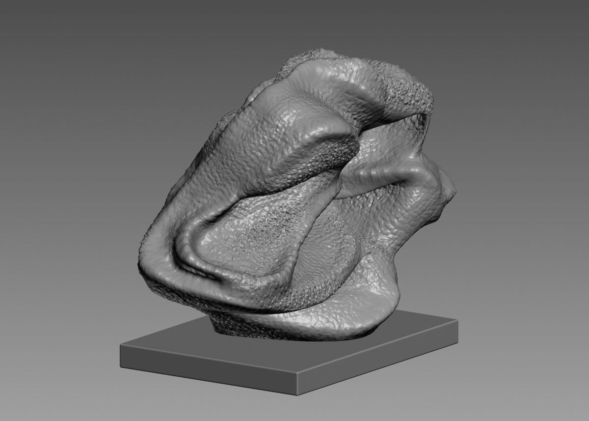 Modern Abstract Decorative sculpture 3d print model 3D print model_44