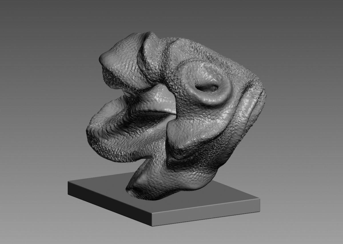 Modern Abstract Decorative sculpture 3d print model 3D print model_25
