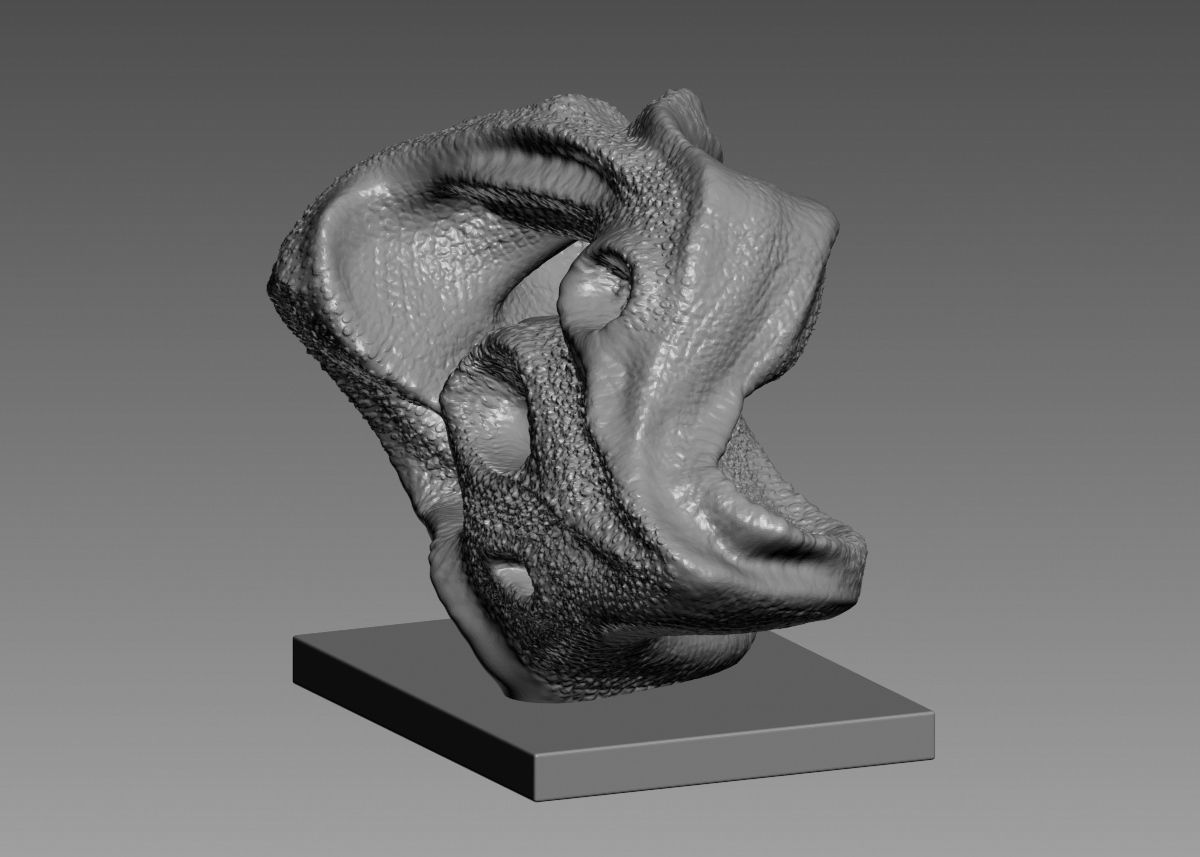 Modern Abstract Decorative sculpture 3d print model 3D print model_50