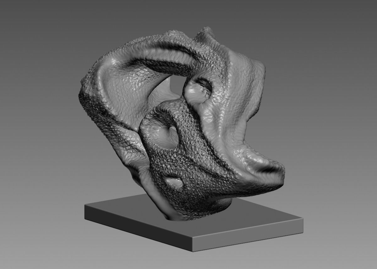 Modern Abstract Decorative sculpture 3d print model 3D print model_60