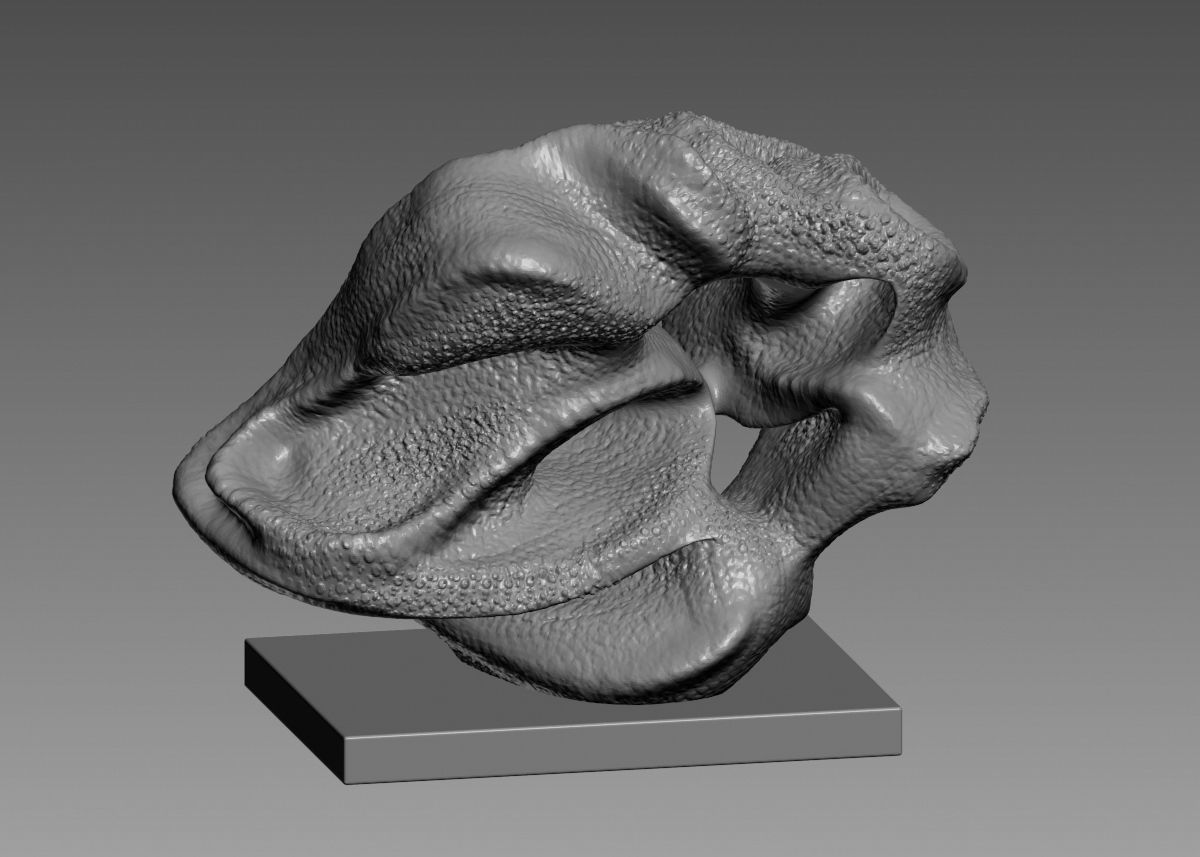 Modern Abstract Decorative sculpture 3d print model 3D print model_35