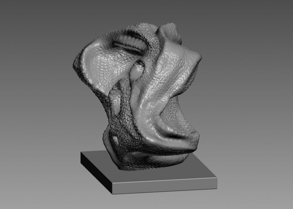 Modern Abstract Decorative sculpture 3d print model 3D print model_46