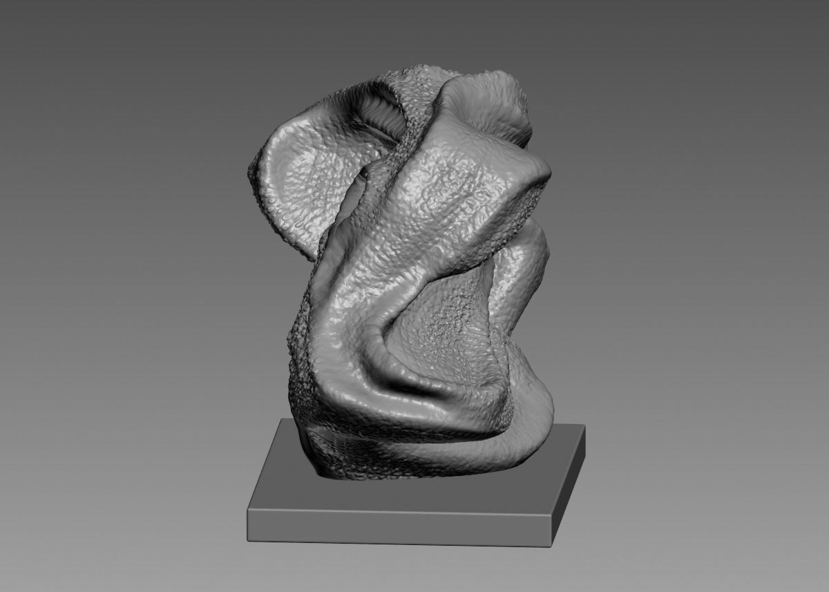 Modern Abstract Decorative sculpture 3d print model 3D print model_47