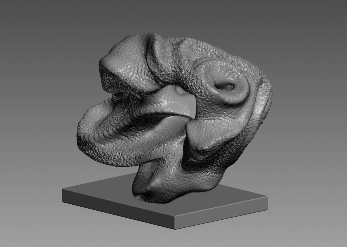 Modern Abstract Decorative sculpture 3d print model 3D print model_15