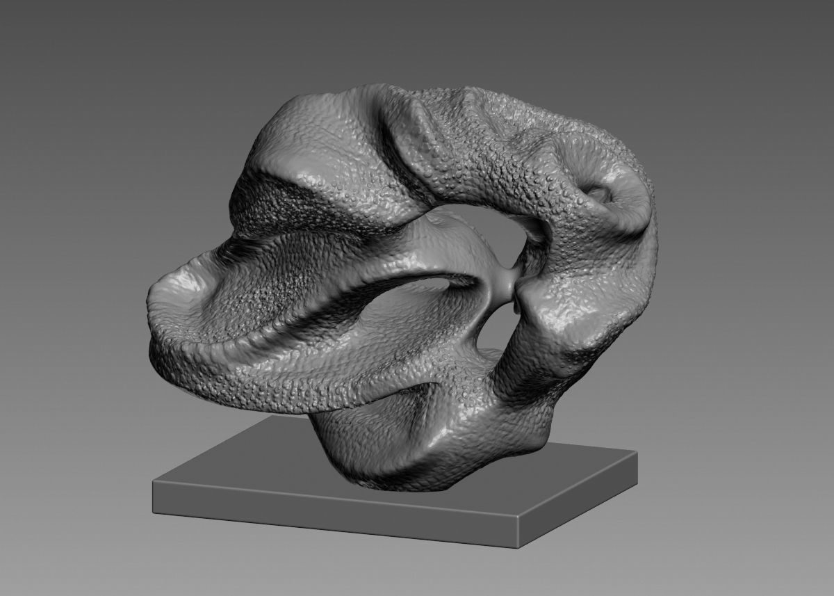 Modern Abstract Decorative sculpture 3d print model 3D print model_30